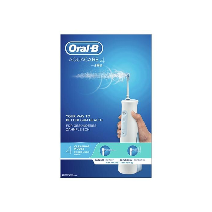 Oral-B Idropulsore Portatile Aquacare 4 con Tecnologia Oxyjet
