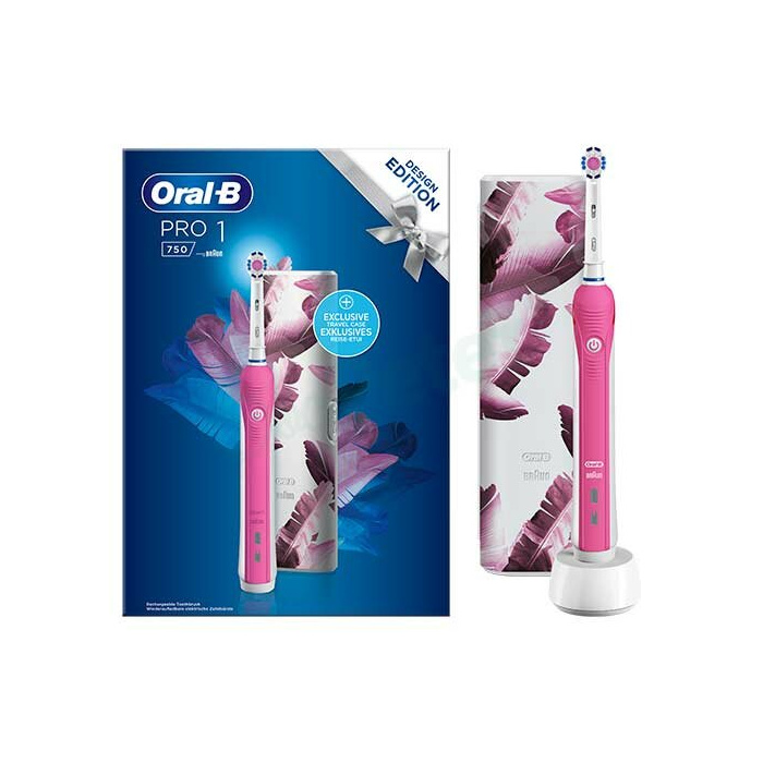 Oral-b pro 750 design edition spazzolino elettrico rosa