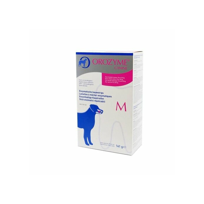Orozyme Canine Strisce Masticabili per Igiene Orale Cane Taglia M 141g