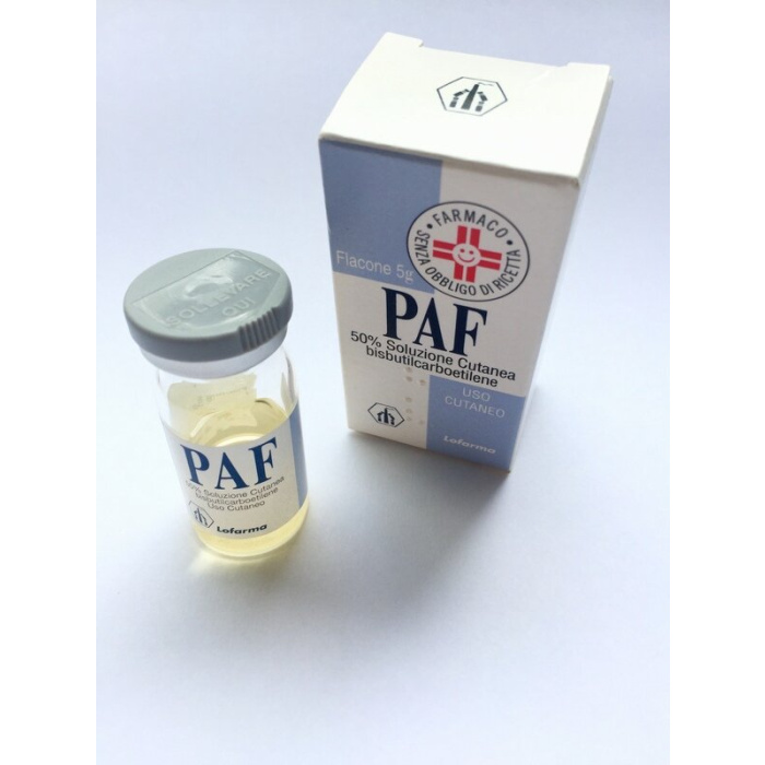 Paf - 50% soluzione cutanea flacone 5 g
