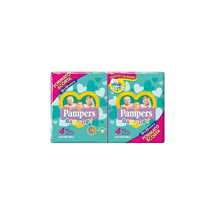 Pampers baby duo downcount maxi 38 pezzi