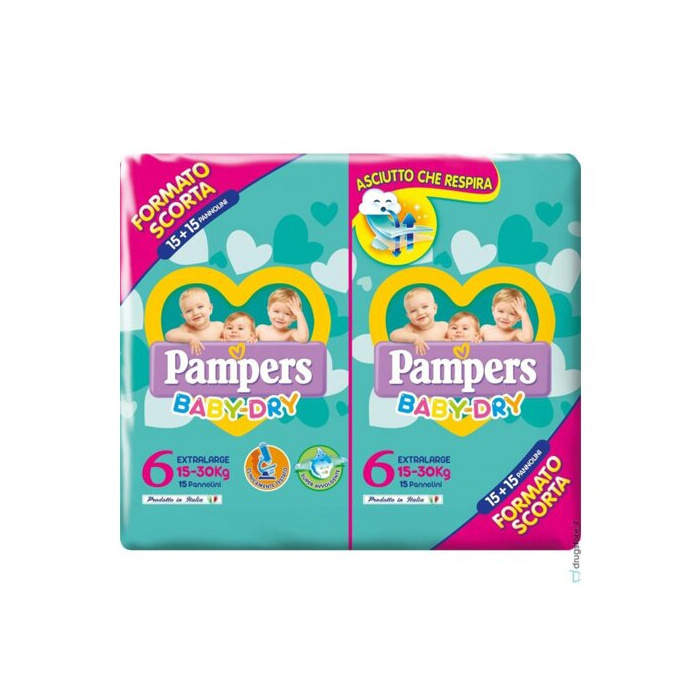Pampers baby duo downcount xl 30 pezzi
