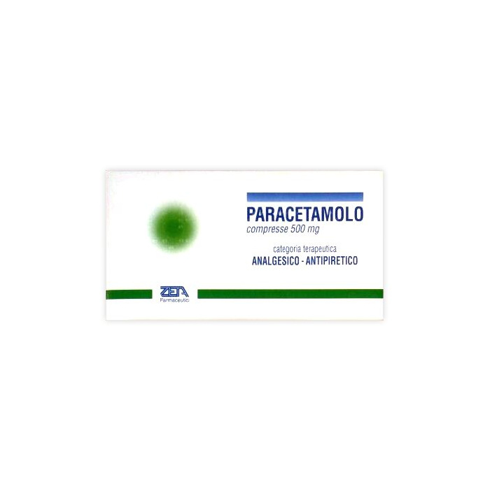 Paracetamolo 500 mg zeta 20 compresse