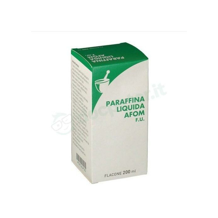 Paraffina Liquida Afom F.U. Olio di Vaselina Lassativo 200 ml