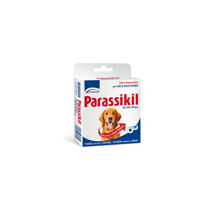Parassikil collare - 150 mg/g collare antiparassitario per cani 1 collare nero da 42 g