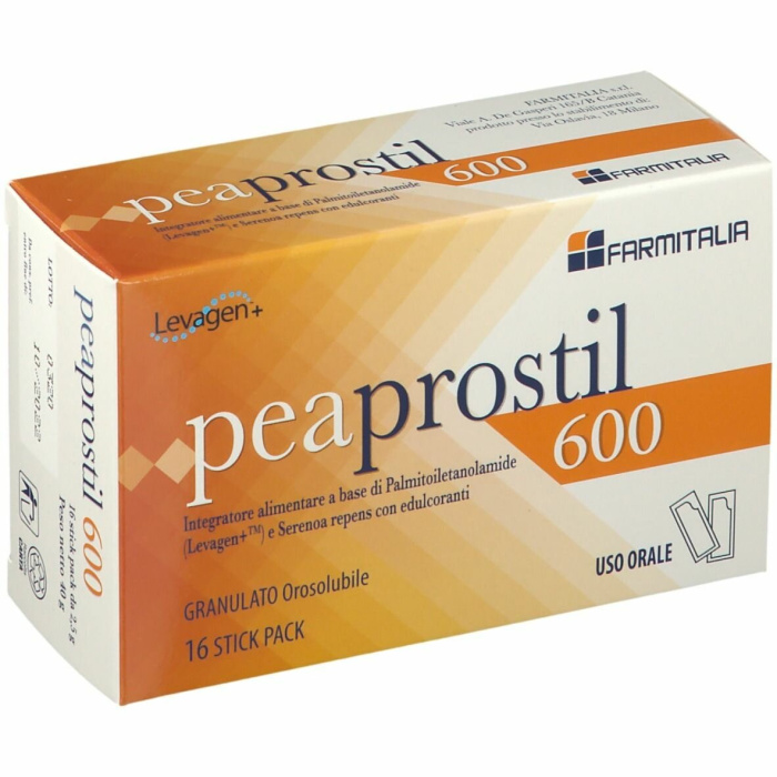 Peaprostil 600 benessere prostata 16 stick orosolubili