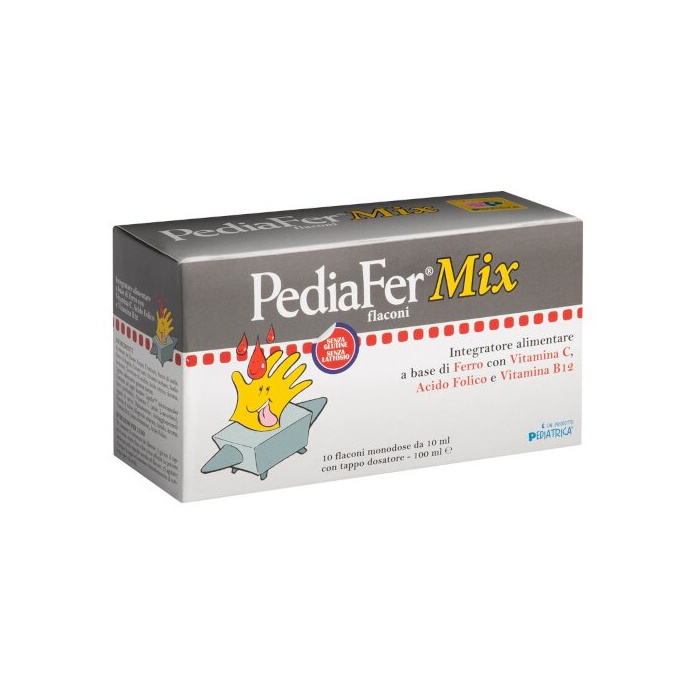 Pediafer mix 10 flaconi da 10 ml