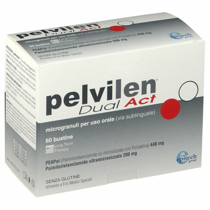 Pelvilen Dual Act Integratore Antinfiammatorio Area Pelvica 60 Bustine