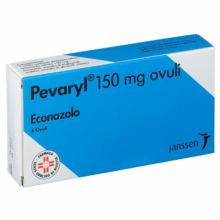 Pevaryl 150 mg  econazolo nitrato 6 ovuli vaginali