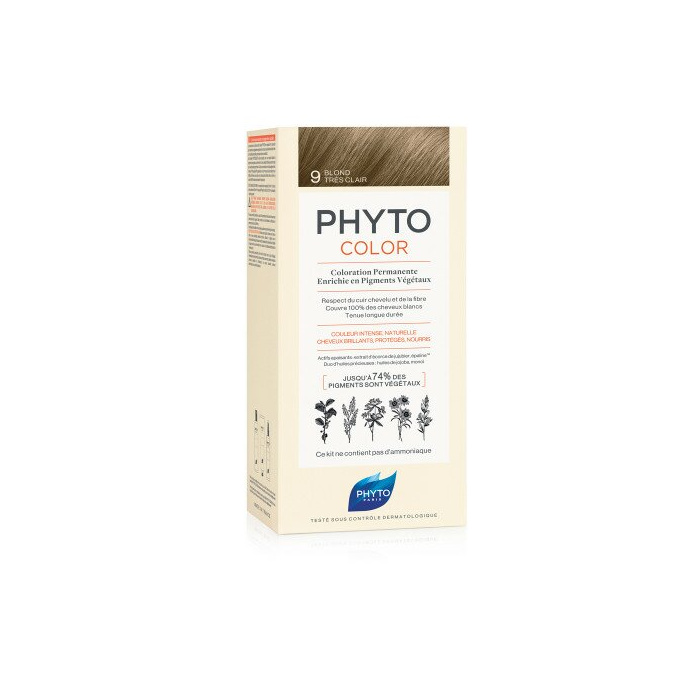 Phytocolor 9 Biondo Chiarissimo Kit Colore Permanente 