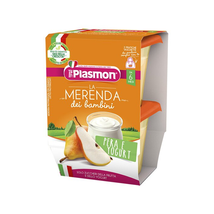 Plasmon pera yogurt as 2 x 120 g
