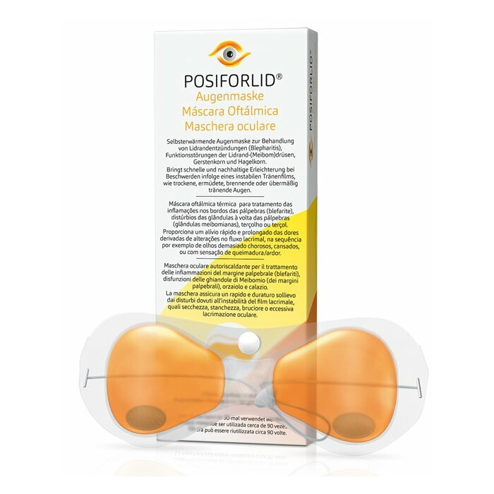 Posiforlid 1 maschera per occhi per trattamento termico perblefarite e disfunzione meibomdrusen