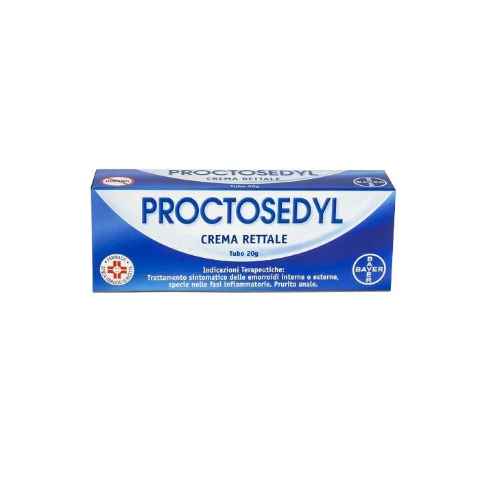 Proctosedyl crema rettale idrocortisone 20g