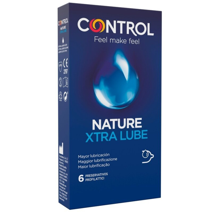 Profilattico control new nature 2,0 xtra lube 6 pezzi