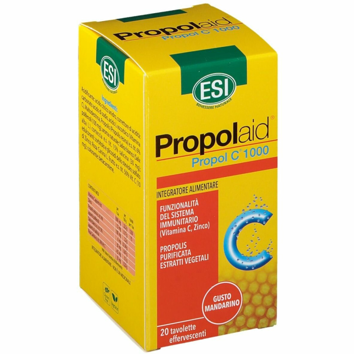 Propolaid propol C 1000 mg 20 tavolette effervescenti