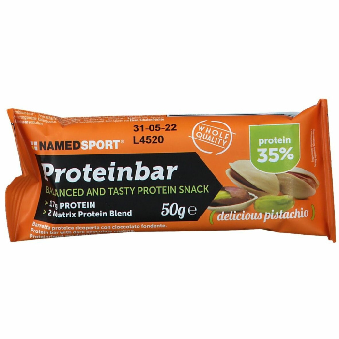 Named Sport Proteinbar Delicious Pistacchio Barretta Proteica 50 g