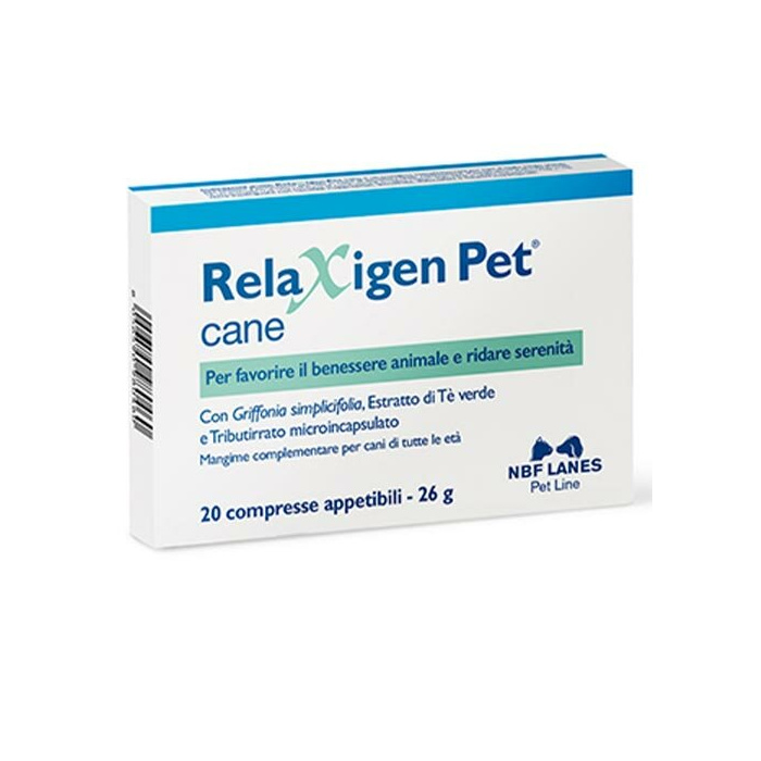 Relaxigen Pet Cane Benessere Dell'Animale 20 Compresse 
