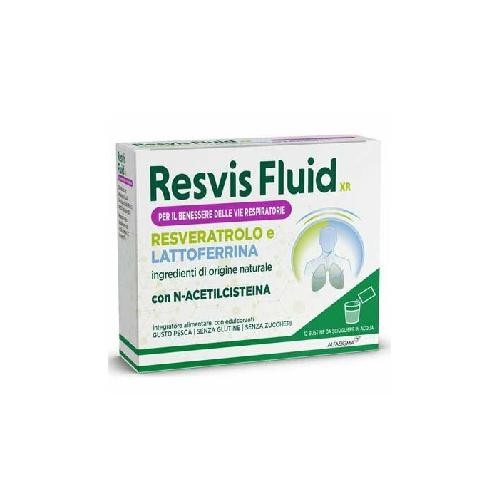 Resvis Fluid XR Biofutura Alfasigma Fluidificante 12 bustine