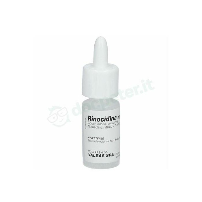 Rinocidina gocce nasali 7,5mg + 3mg nafazolina / tirotricina 15 ml
