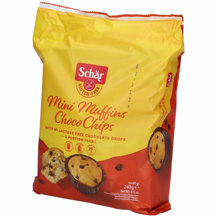 Schar mini muffin choco chips 240 g