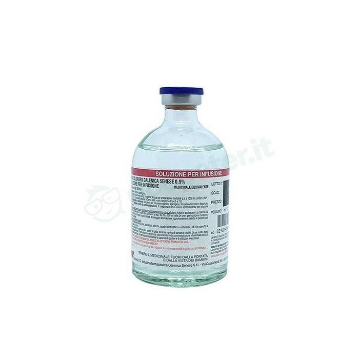 Sodio cloruro galenica senese 0,9% soluzione per infusione 100 ml