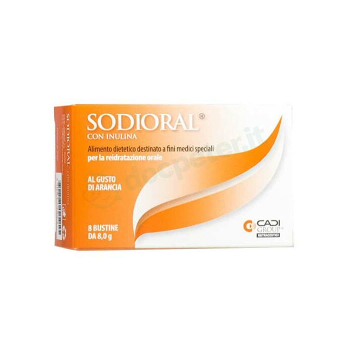 Sodioral inulina per diarrea 8 bustine 8 g