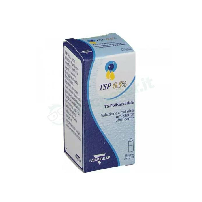 Soluzione oftalmica tsp 0,5% ts polisaccaride flacone 10 ml