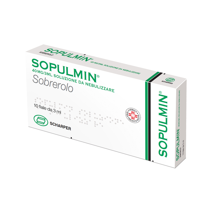 Sopulmin 40 mg soluzione da nebulizzare 3 ml 10 fiale  