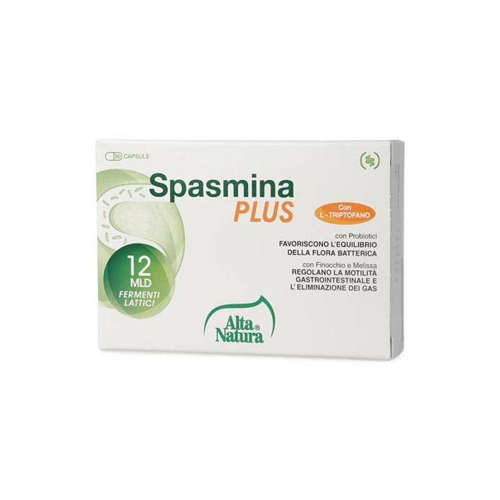 Spasmina Plus Benessere Intestinale 30 Capsule da 500 mg