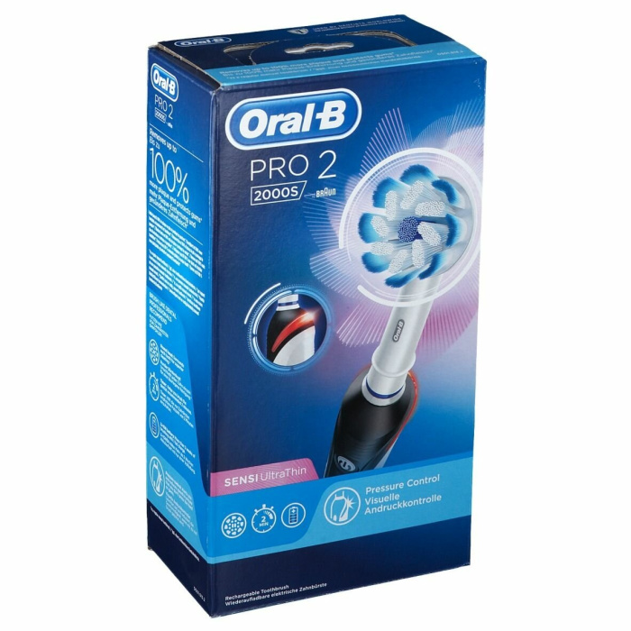 Oral-B Pro2 2000S Ultrathin Spazzolino Elettrico Ricaricabile
