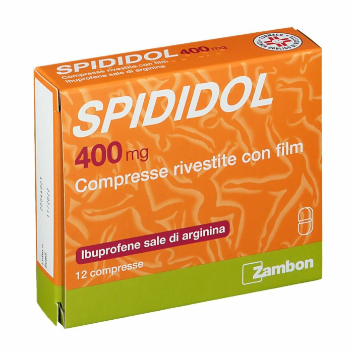 Spididol 400 mg antidolorifico e antinfiammatorio 12 compresse rivestite