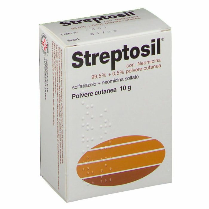 Streptosil neomicina polvere cutanea 10 g 