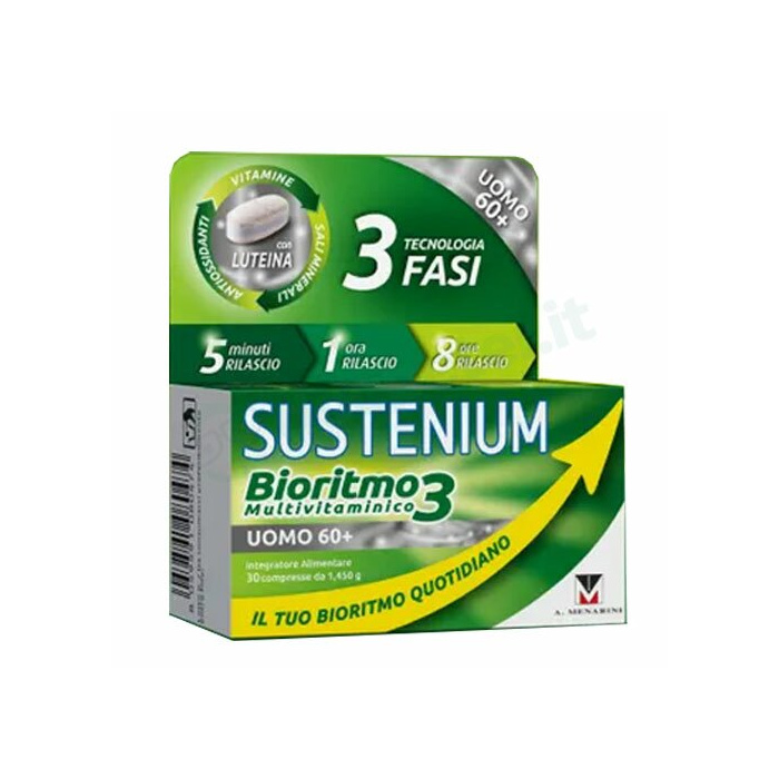 Sustenium bioritmo3 uomo 60+ 30 compresse