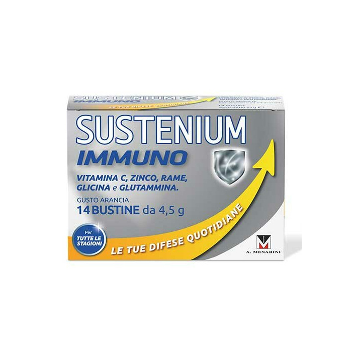 Sustenium Immuno Integratore Sistema Immunitario 14 Bustine 