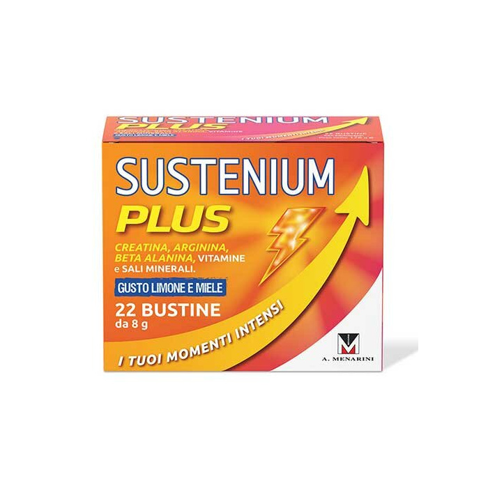 Sustenium Plus Energizzante Gusto Limone e Miele 22 bustine