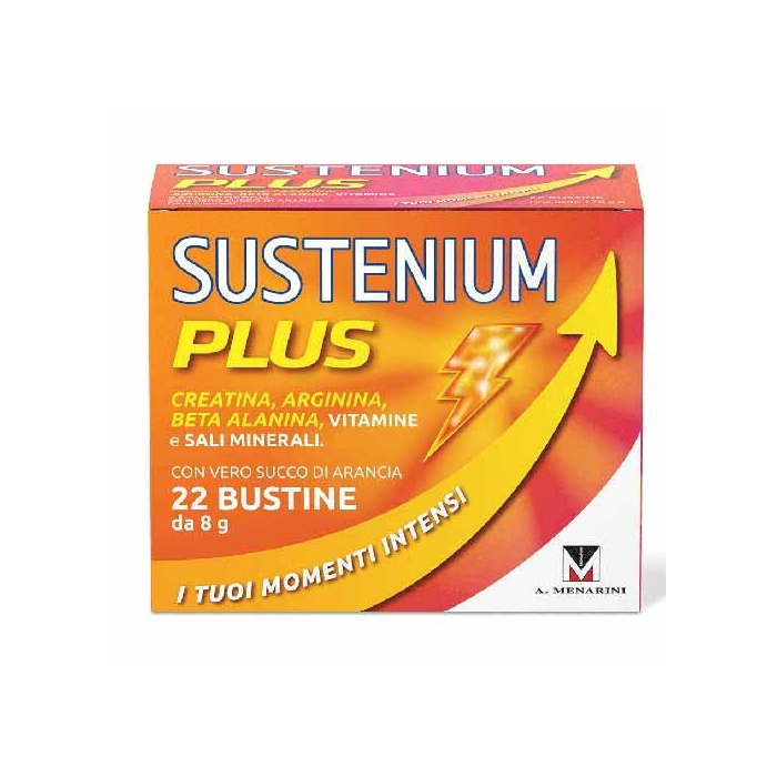 Sustenium Plus Energizzante Vitamine Minerali Aminoacidi 22 bustine