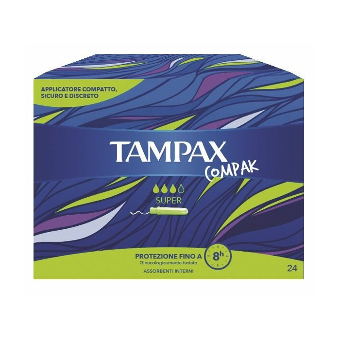 Tampax compax super 24 pezzi