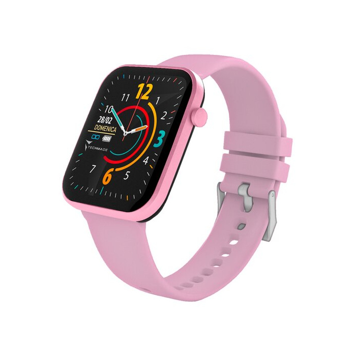 Techmade hava smartwatch total pink