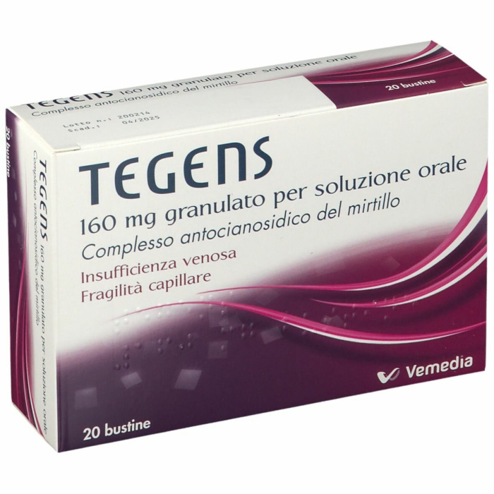 Tegens 160 mg venotonico granulare 20 bustine