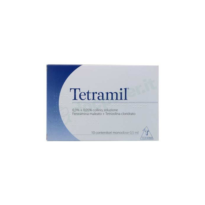Tetramil collirio monodose 10 flaconi 0,5 ml