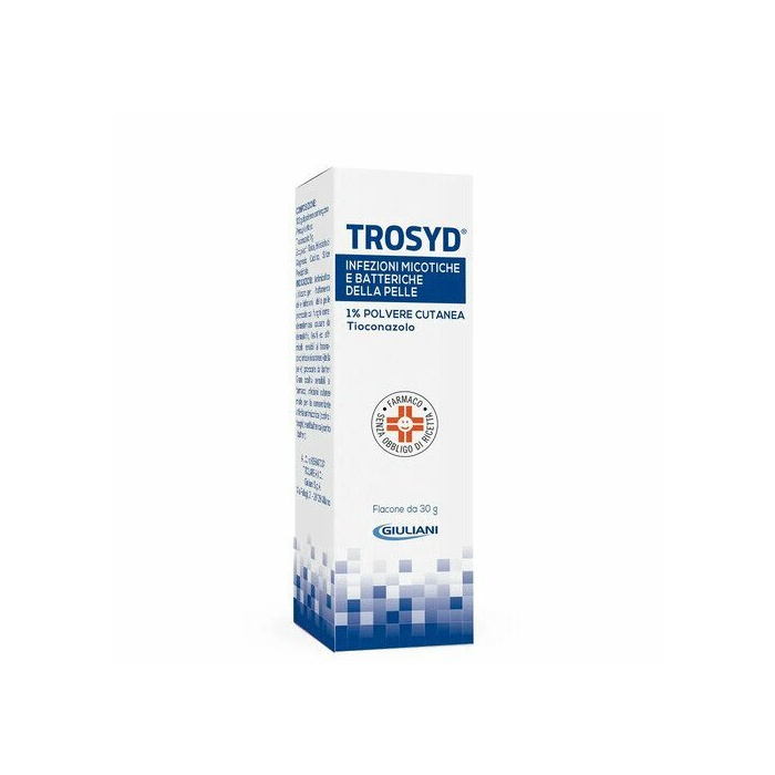 Trosyd polvere cutanea 1% antimicotica 30 g