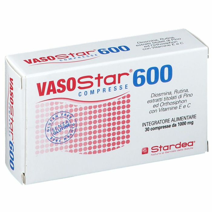 Vasostar 600 Integratore Gambe 30 compresse 1.000 mg