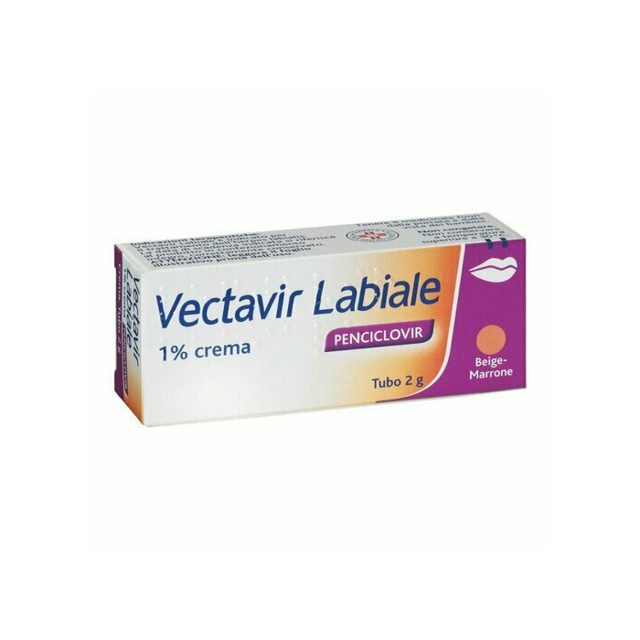 Vectavir labiale 1% crema dermatologica herpes labiale 2 g 