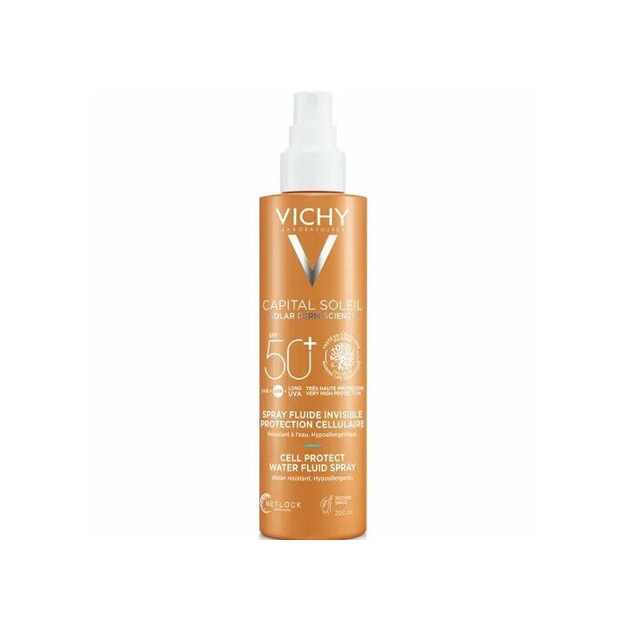 Vichy capital soleil solare spray anti-disidratazione texture ultra leggera spf50+ 200 ml