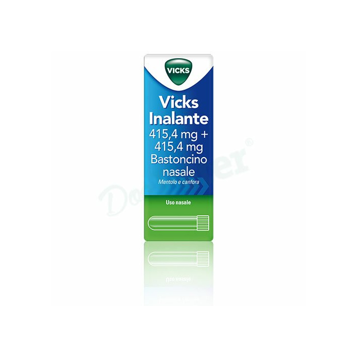 Vicks inalante bastoncino nasale flacone 1 g 415,4 mg + 415,4 mg