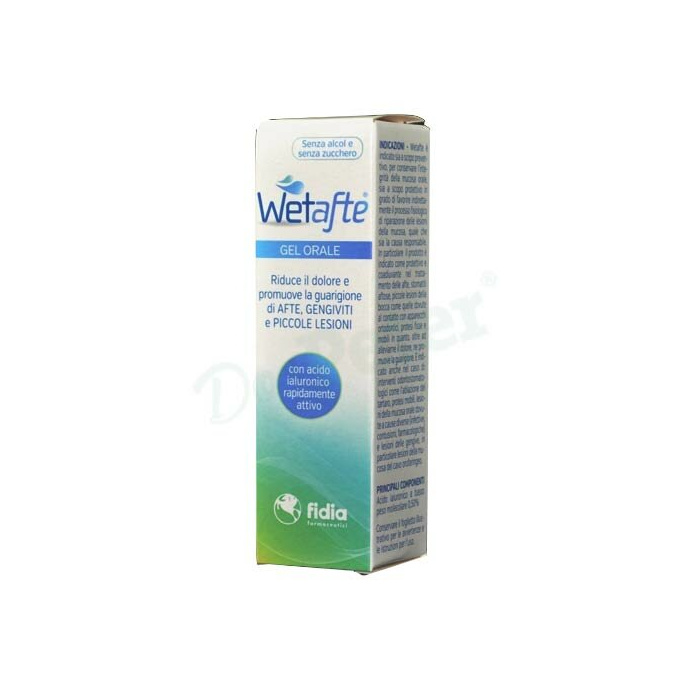 Wetafte gel orale acido ialuronico 0,50% 12 ml