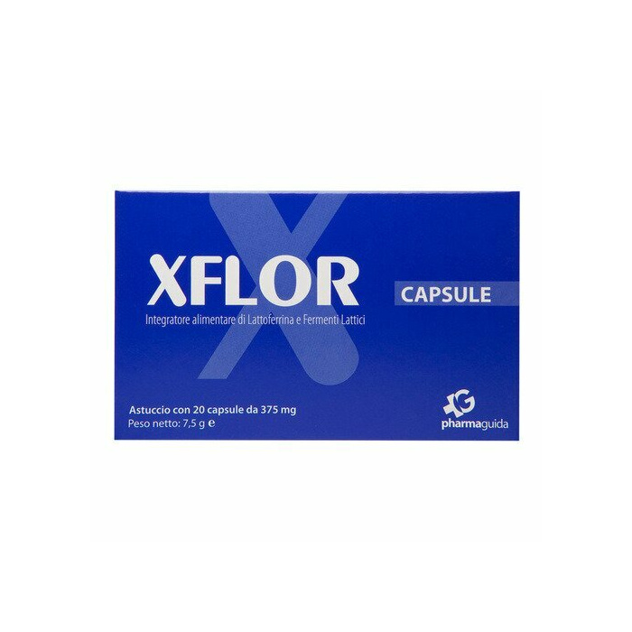 Xflor Integratore Lattoferrina e Fermenti Lattici 20 capsule