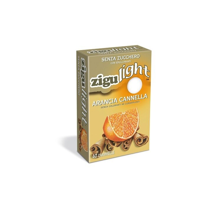 Zigulight arancia cannella 40 caramelle 40 g