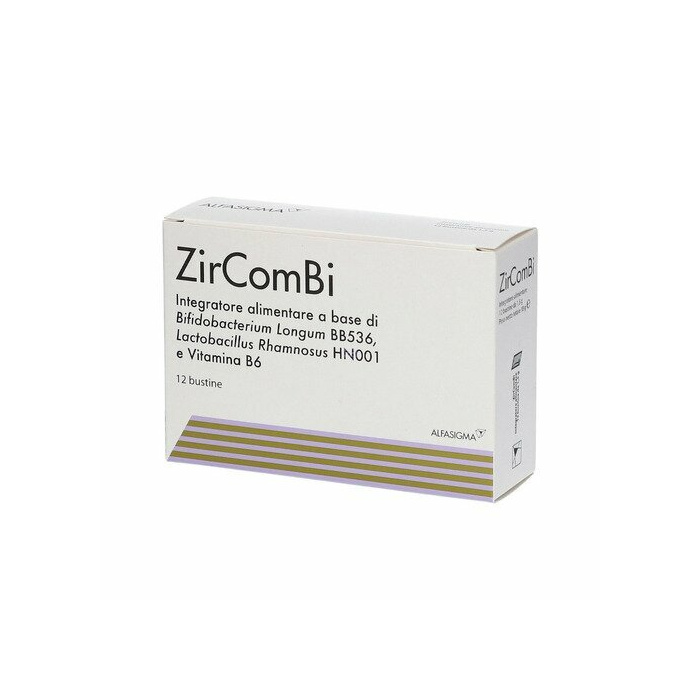 ZirComBi Integratore Benessere Intestinale 12 bustine 1,5 g