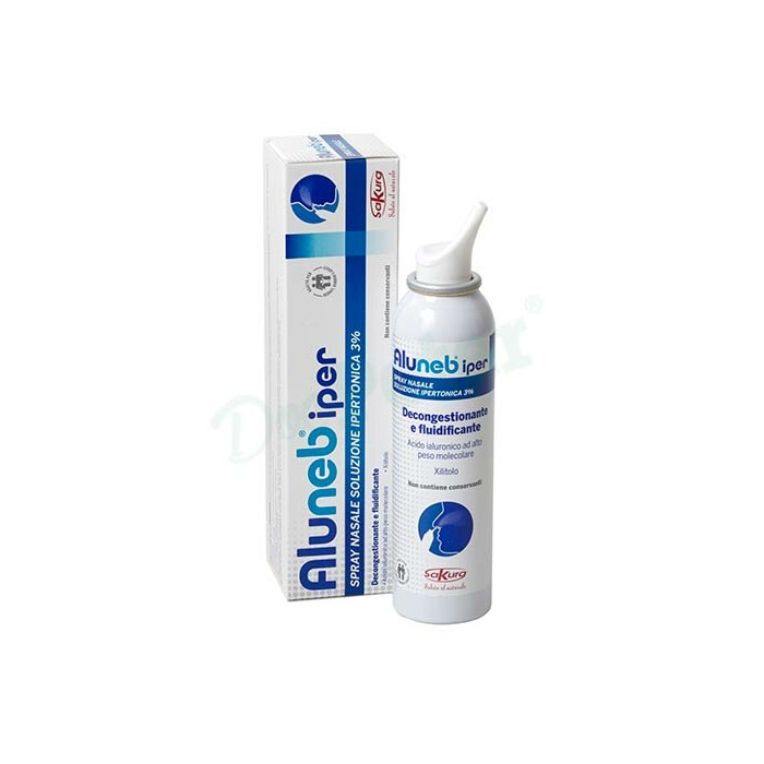 Aluneb Iper Spray Nasale Soluzione Ipertonica 3% 